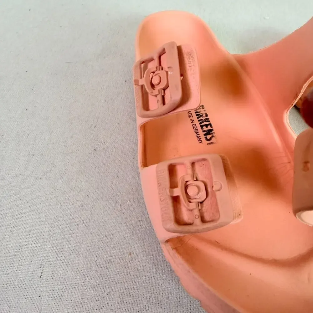 Birkenstock Arizona Essentials EVA Pink Clay Sandals Women's 37 Two Strap Narrow - Picture 16 of 16